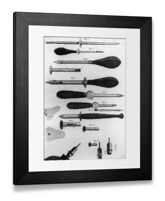 Framed Print : Surgical Trocars Framed Print : Surgical Trocars