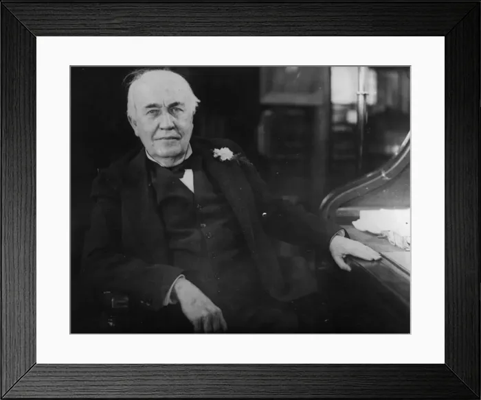 Framed Print : Thomas Edison Framed Print : Thomas Edison