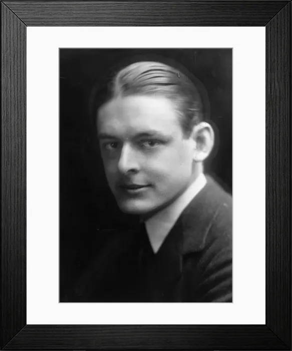 Framed Print : TS Eliot. circa 1920: TS Eliot (1888 - 1965)