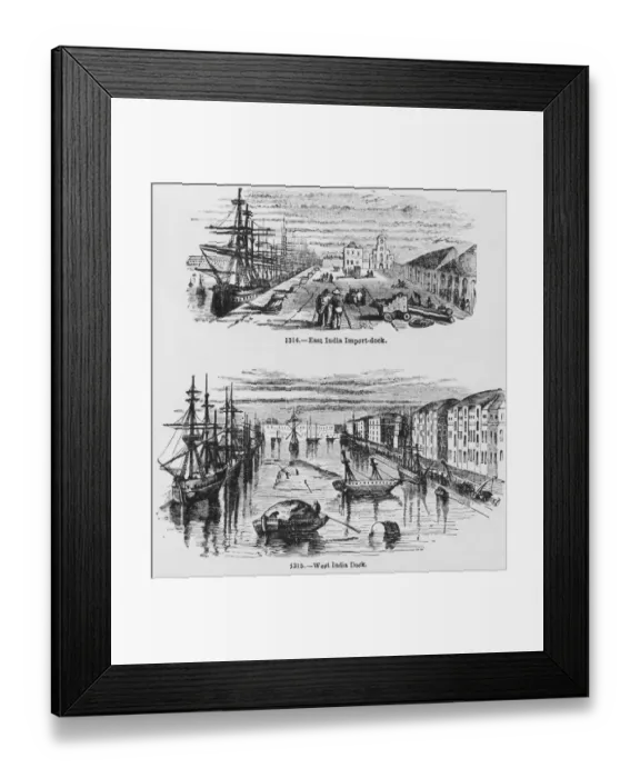 Framed Print : London Docks Framed Print : London Docks