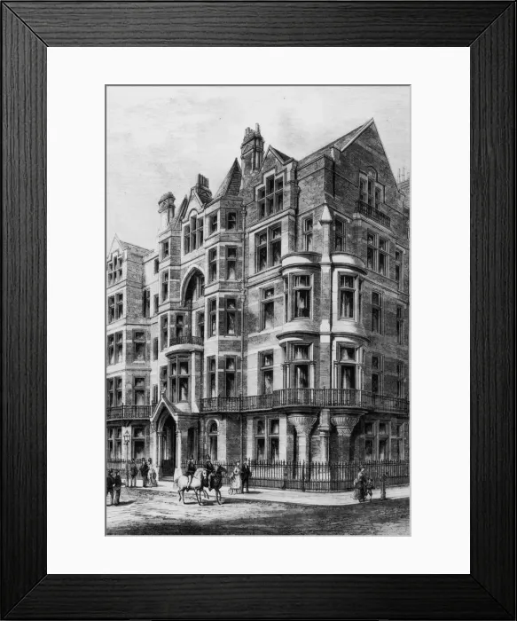 Framed Print : Brook Street House Framed Print : Brook Street House
