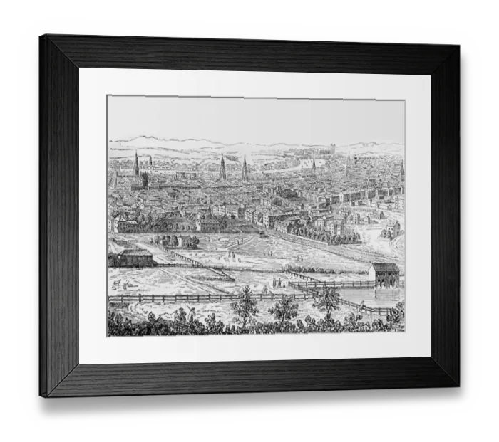 Framed Print : London From Clerkenwell Framed Print : London From Clerkenwell