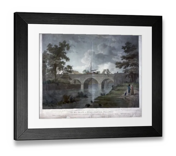 Framed Print : Aqueduct Over Irwell Framed Print : Aqueduct Over Irwell