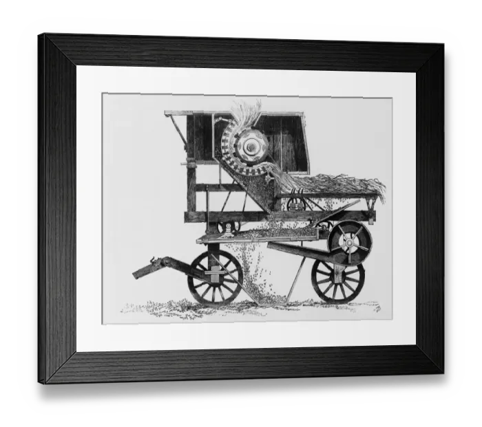 Framed Print : Garrett Thresher Framed Print : Garrett Thresher