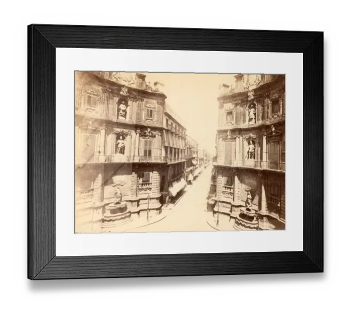 Framed Print : Piazza Vigliena
