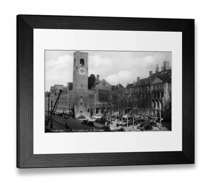 Framed Print : Amsterdam Exchange Framed Print : Amsterdam Exchange