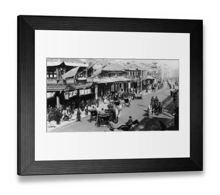 Framed Print : Shanghai Street Scene Framed Print : Shanghai Street Scene