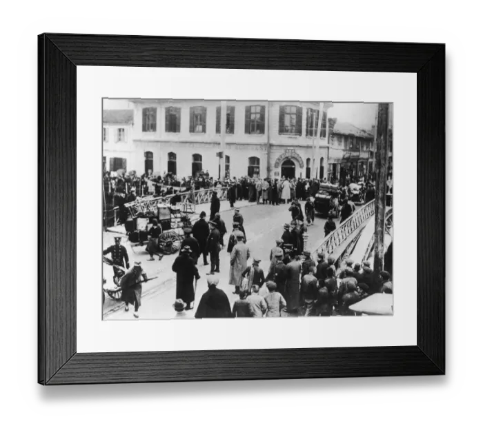 Framed Print : Germans Leave Shanghai Framed Print : Germans Leave Shanghai