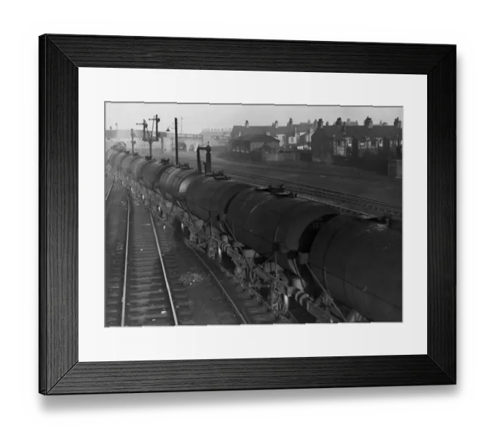 Framed Print : Wartime Tanker Train Framed Print : Wartime Tanker Train