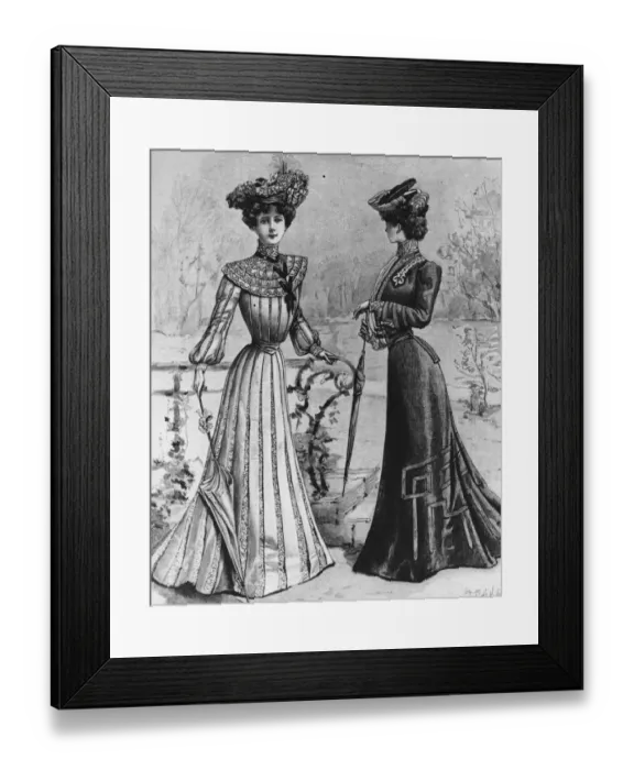 Framed Print : Street Dresses Framed Print : Street Dresses
