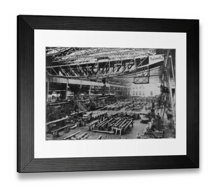 Framed Print : Cannon Foundry
