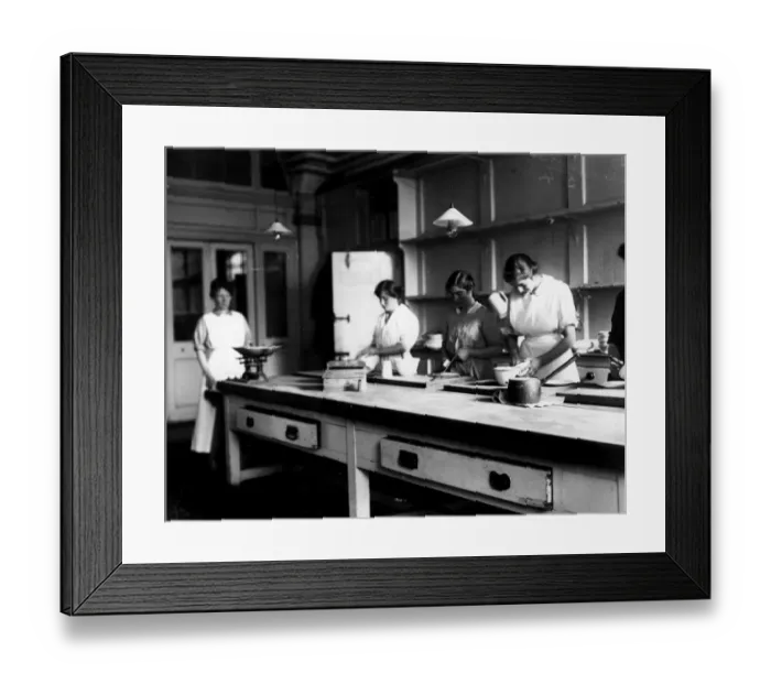 Framed Print : Cookery Class Framed Print : Cookery Class
