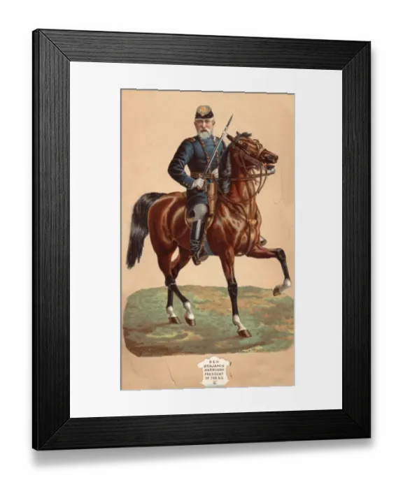 Framed Print : Benjamin Harrison Framed Print : Benjamin Harrison