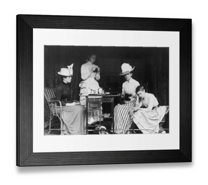 Framed Print : Victorian Teatime Framed Print : Victorian Teatime