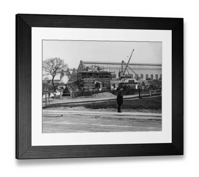 Framed Print : Tube Station Site Framed Print : Tube Station Site