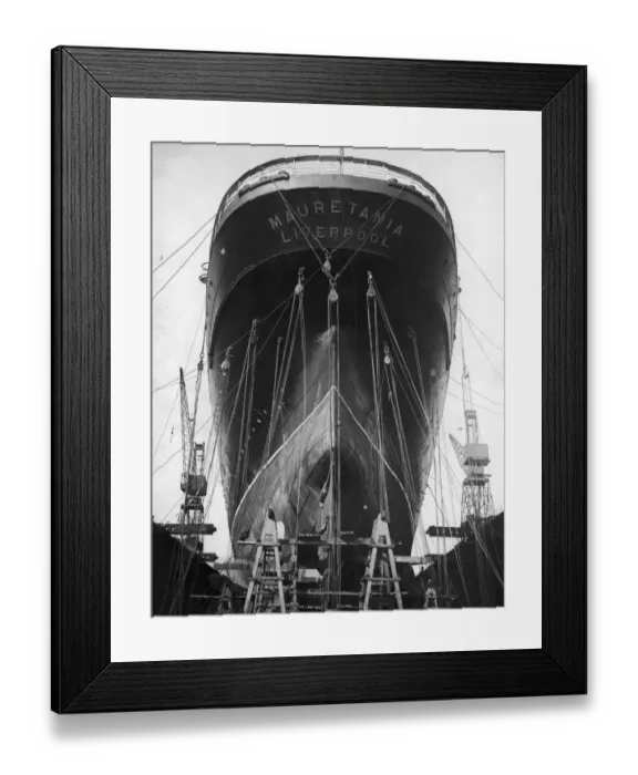 Framed Print : RMS Mauretania Framed Print : RMS Mauretania