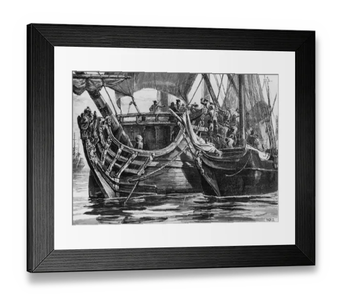 Framed Print : Caribbean Pirate Framed Print : Caribbean Pirate
