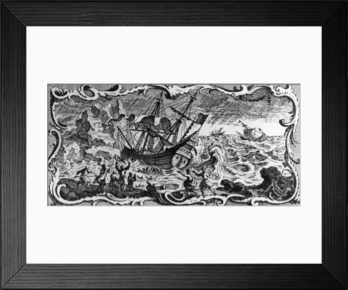 Framed Print : Corsaire En Peril Framed Print : Corsaire En Peril