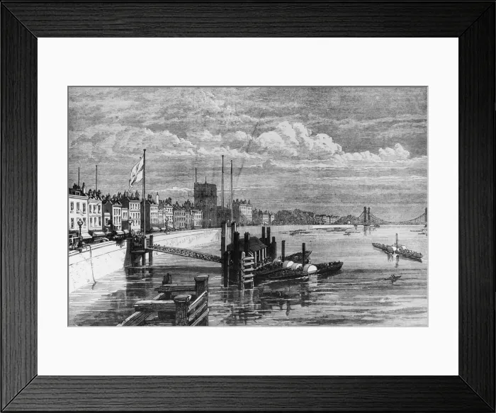 Framed Print : Chelsea Embankment Framed Print : Chelsea Embankment