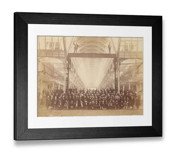 Framed Print : Crystal Palace Builders Framed Print : Crystal Palace Builders