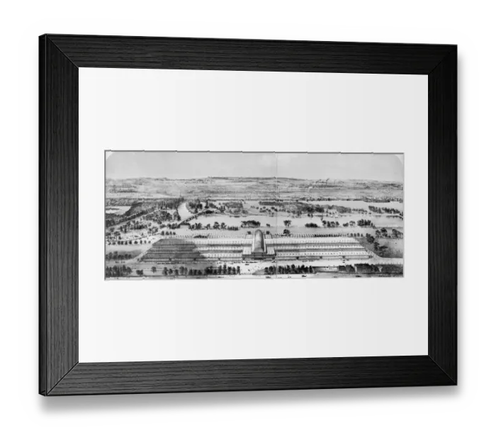 Framed Print : Great Exhibition Site Framed Print : Great Exhibition Site