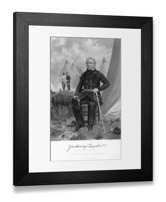 Framed Print : Zachary Taylor Framed Print : Zachary Taylor
