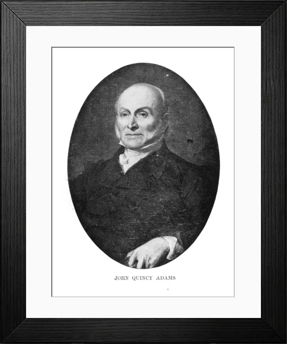 Framed Print : John Quincy Adams