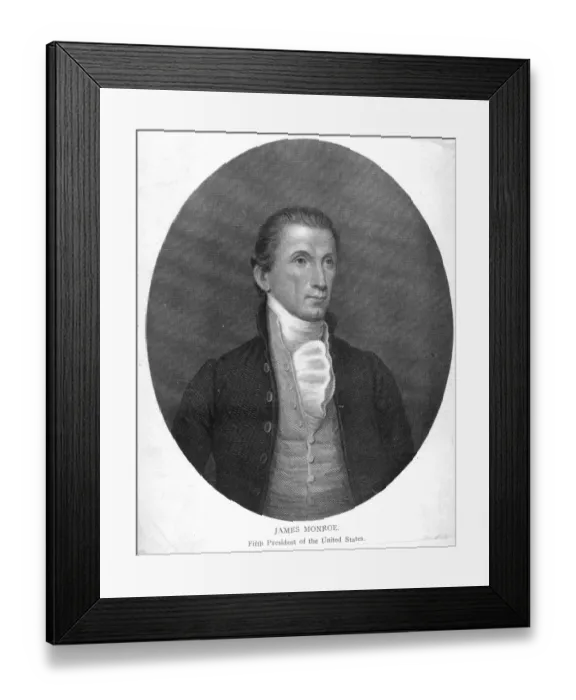 Framed Print : James Monroe Framed Print : James Monroe