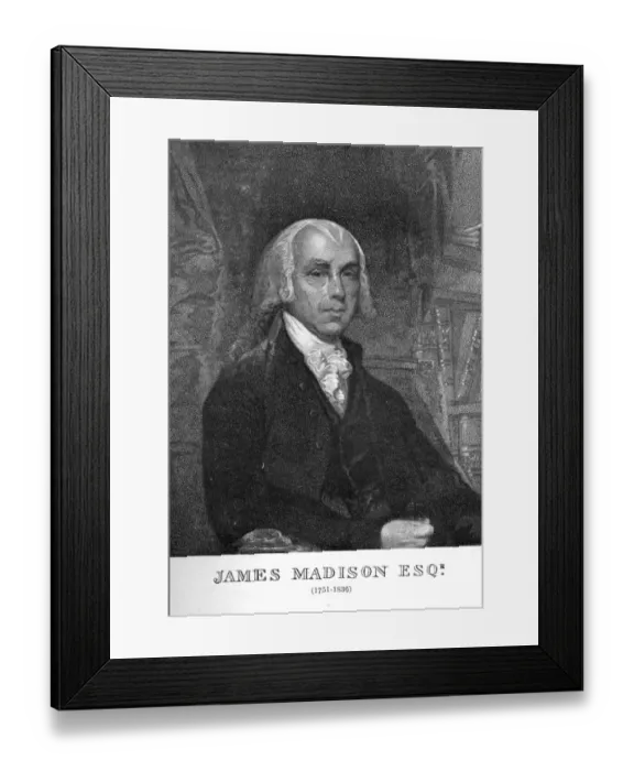 Framed Print : James Madison Framed Print : James Madison