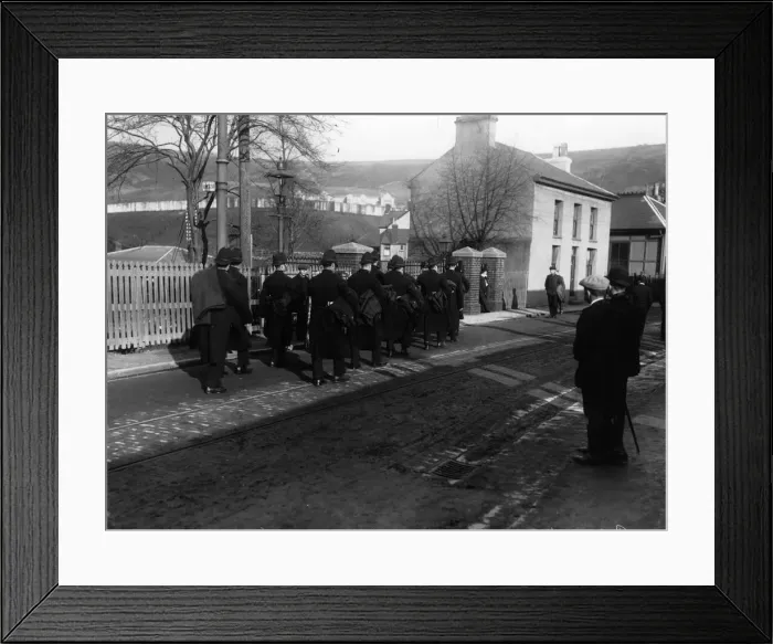 Framed Print : Policemen Prepare Framed Print : Policemen Prepare
