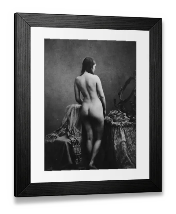 Framed Print : Nude Study
