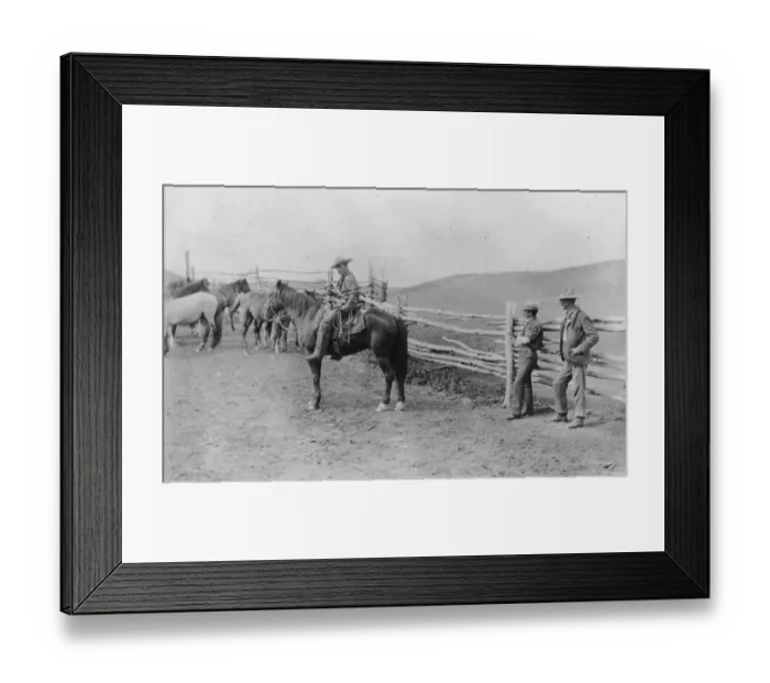 Framed Print : Canadian Ranch