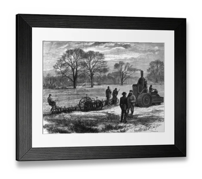 Framed Print : Early Plough Framed Print : Early Plough