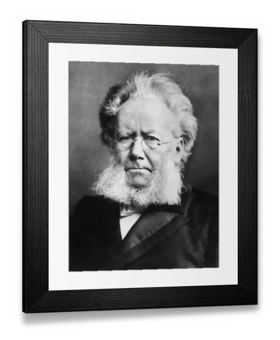 Framed Print : Henrik Ibsen Framed Print : Henrik Ibsen