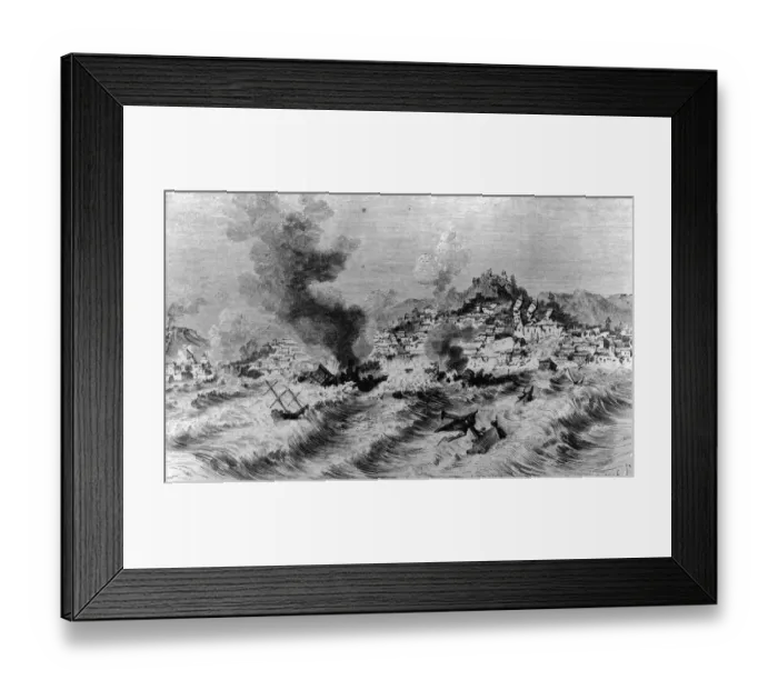 Framed Print : Lisbon Quake Framed Print : Lisbon Quake