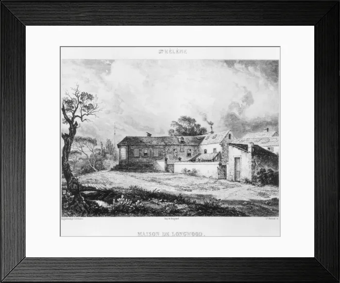 Framed Print : Napoleons Exile Framed Print : Napoleons Exile