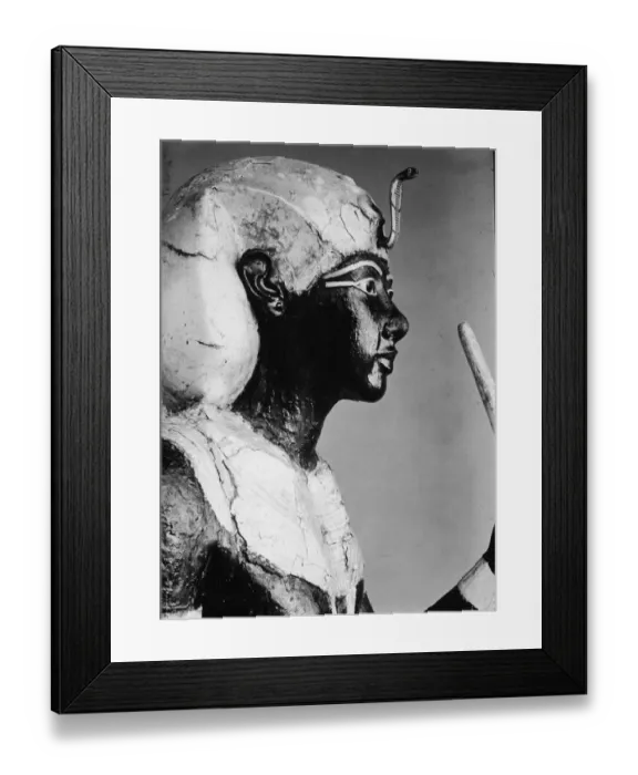 Framed Print : Wooden Statue Of King Tutankhamen Framed Print : Wooden Statue Of King Tutankhamen