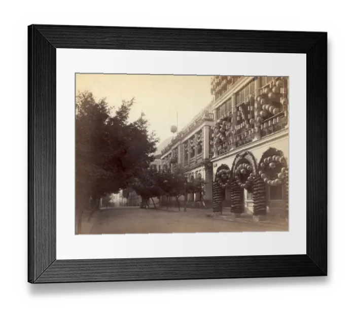 Framed Print : Festive Facade Framed Print : Festive Facade