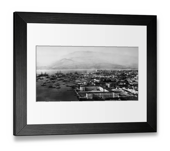 Framed Print : Smyrna. The city of Smyrna (modern Izmir) on the Turkish coast, circa 1880 Framed Print : Smyrna. The city of Smyrna (modern Izmir) on the Turkish coast, circa 1880