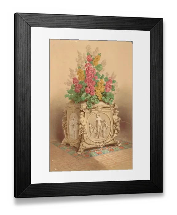 Framed Print : Flower Stand Framed Print : Flower Stand