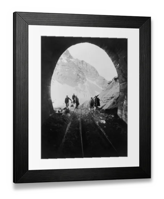 Framed Print : Summit Tunnel