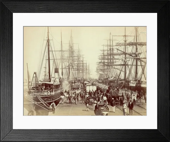 Framed Print : Dock Railway Framed Print : Dock Railway
