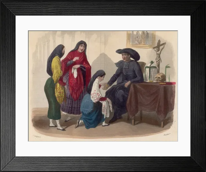 Framed Print : Peruvian Priest Framed Print : Peruvian Priest