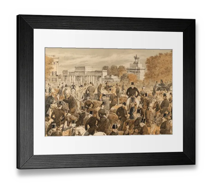 Framed Print : Rotten Row Riders Framed Print : Rotten Row Riders