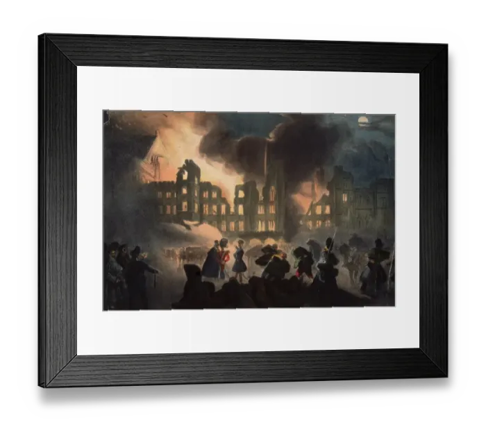 Framed Print : Londons Burning Framed Print : Londons Burning