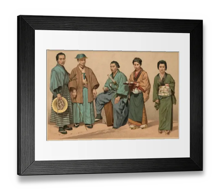 Framed Print : Middle Class Japanese Framed Print : Middle Class Japanese