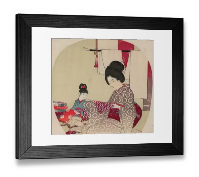 Framed Print : Japanese Textiles Framed Print : Japanese Textiles