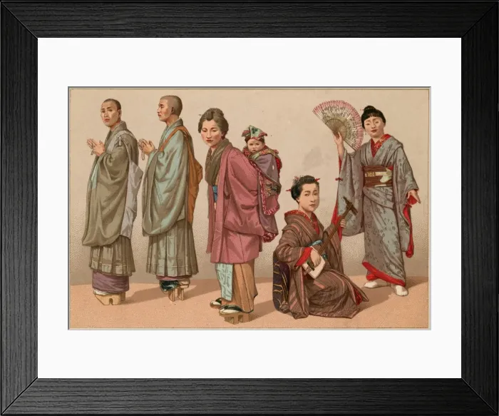 Framed Print : Japanese Costume Framed Print : Japanese Costume