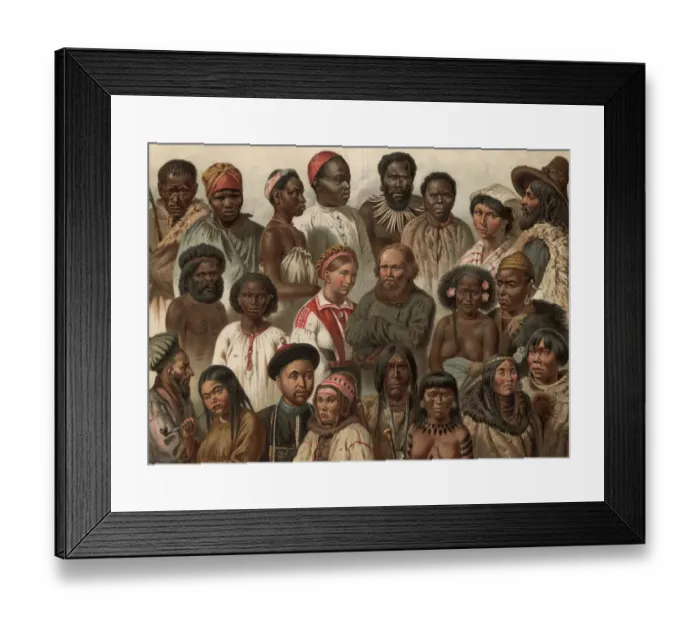 Framed Print : People Of The World Framed Print : People Of The World