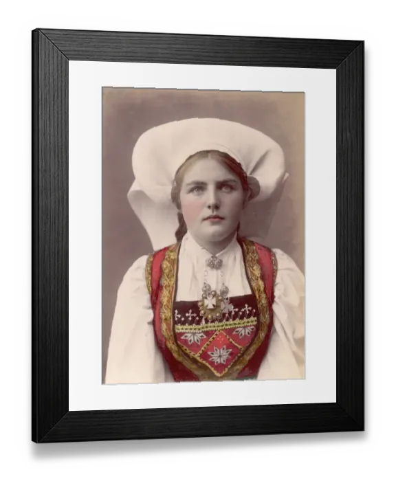 Framed Print : Norwegian Girl Framed Print : Norwegian Girl